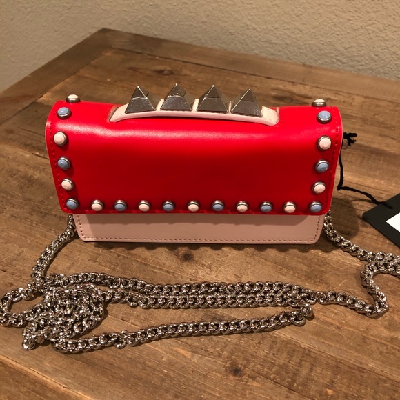 Mini Salar Zoe Ring Bag Poppy/Pink - Picture 11 of 14